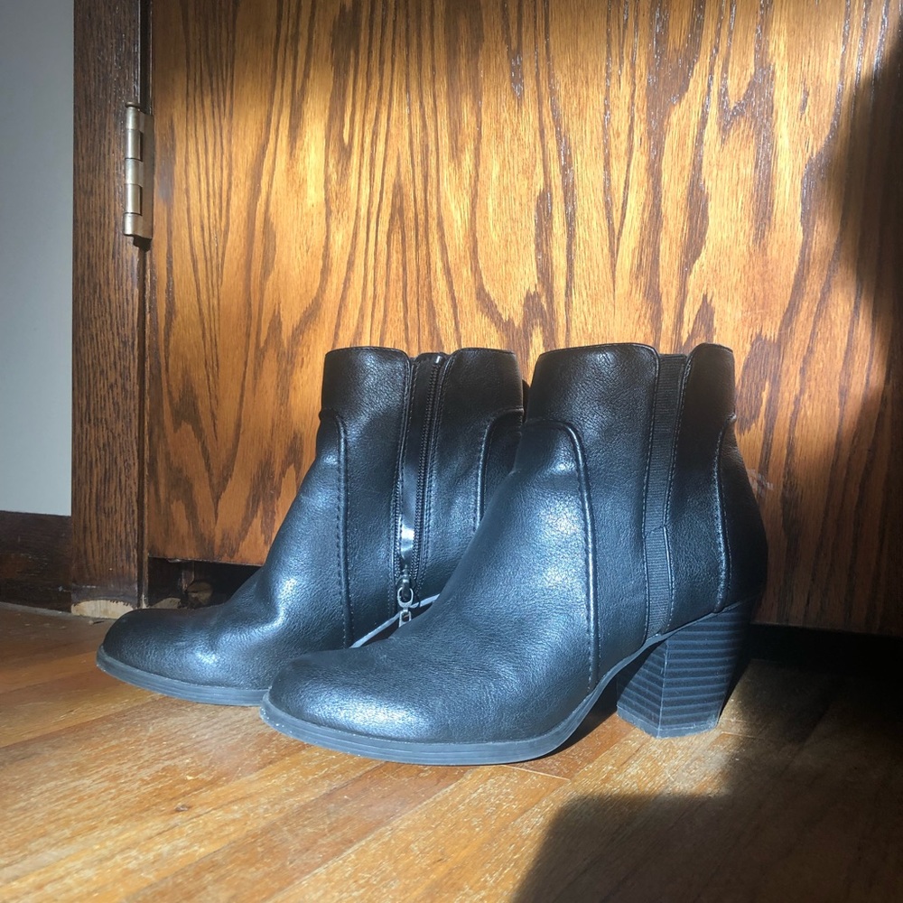 black boots